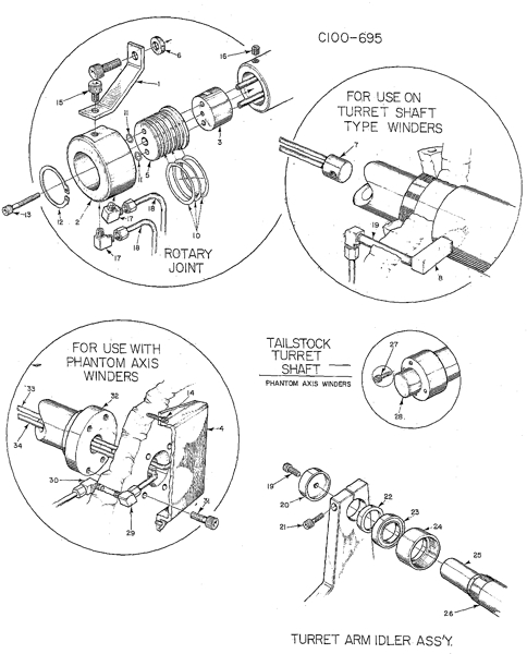 Picture of WINDERS PLATE WC-8 PARTS