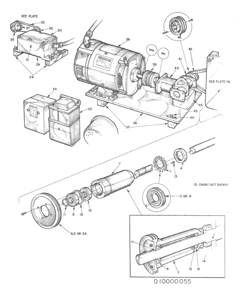 Picture of WINDERS PLATE WC-14 TURRET DRIVE ASSY