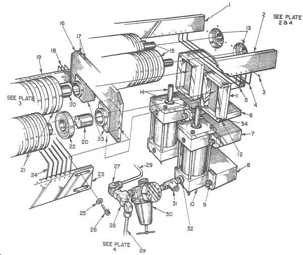 Picture of GEC 423 PLATE S-1 NIP ROLL ASSEMBLIES