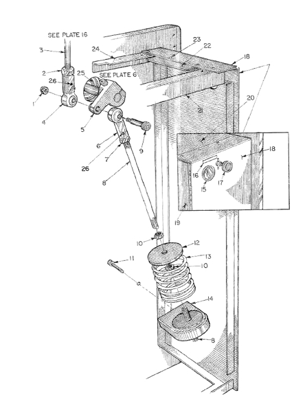 Picture of 4180 PLATE 11 HEAD LIFT ASSY