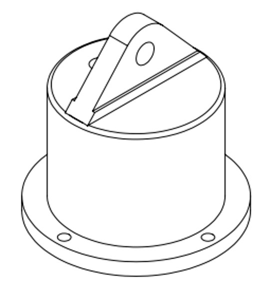 Picture of Cylinder Rod End (LONG VERSION)