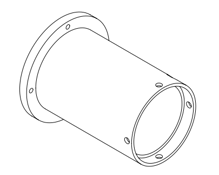 Picture of Cylinder Pivot End (LONG VERSION)
