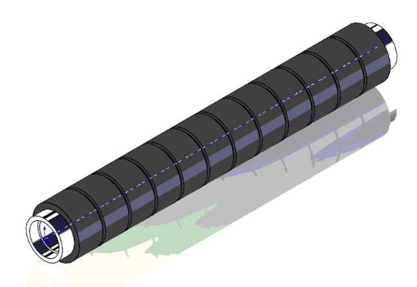 Picture of Rubber Nip Rollers Assembly